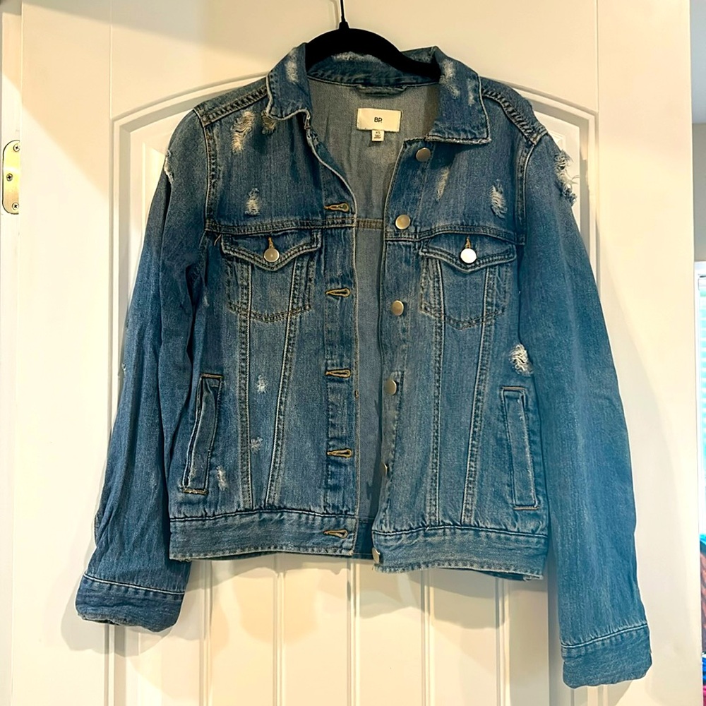 Distressed Jean Jacket